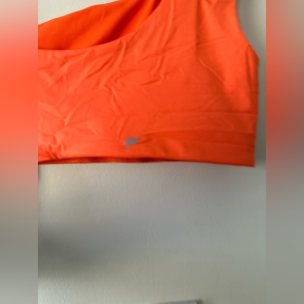 Fabletics Asymmetrical Double Strap Midi Bra Size… - image 3